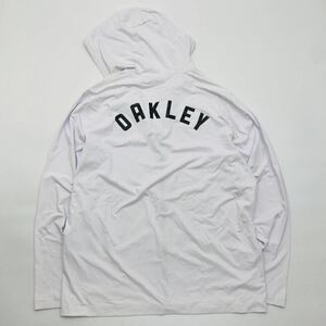 OAKLEY RUSH HOODY パーカー ジップアップ 482341JP 白 XL USサイズ爽快な着心地と高い吸汗速乾性