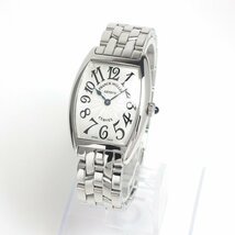 1円～ 3ヶ月保証付き 磨き済み 美品 本物 定番 人気 FRANCK MULLER フランクミュラー トノーカーベックス 1752 レディース 時計_画像2