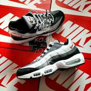 新品 正規品 NIKE ナイキ AIR MAX 95 エアマックス 95 黒 ブラック 白 グレー系 28cm US10 グラデーション 箱付き