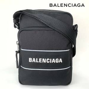 【新品未使用】バレンシアガ BALENCIAGA SPORT スポーツ スモール メッセンジャーバッグ ショルダーバッグ ロゴ 黒 ブラック 638657 メンズ