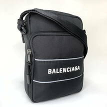 【新品未使用】バレンシアガ BALENCIAGA SPORT スポーツ スモール メッセンジャーバッグ ショルダーバッグ ロゴ 黒 ブラック 638657 メンズ_画像3