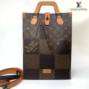 【新品未使用】LOUIS VUITTON ルイヴィトン NIGOコラボ 2WAYバッグ ダミエ ジャイアント ミニトート ブラウン N40355 限定品