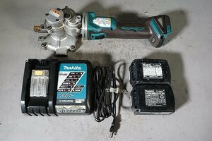 ◎ Ogura オグラ makita マキタ コードレス ツライチカッター 充電器 バッテリー2個セット DC18RC BL1860B ※ジャンク品 HSC-20BLN