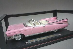 Maisto マイスト 1/18 Cadillac キャデラック エルドラド ビアリッツ 1959 ピンク ※外箱欠品