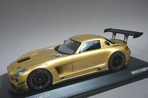 ミニチャンプス PMA 1/18 MERCEDES-BENZ メルセデスベンツ SLS AMG GT3 ストリート 2011 ゴールド 151113106