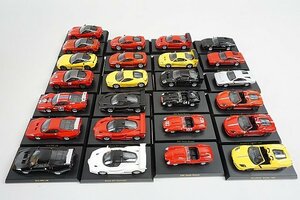 京商 1/64 第49弾 フェラーリ ミニカーコレクション8 全24種類+シークレット 組立済 25台コンプリート サークルKサンクス ※外箱等欠品