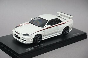 KYOSHO 京商 1/43 NISSAN 日産 NISMO ニスモ R34 GT-R S-tune ホワイトパール 03383W