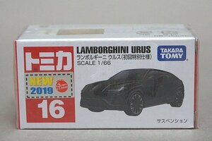 TOMICA トミカ 1/66 LAMBORGHINI ランボルギーニ ウルス (初回特別仕様) ブラック No.16