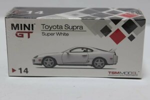 ▽ TSM トゥルースケール / MINI GT 1/64 TOYOTA トヨタ (JZA80) Supraスープラ White LHD MGT00014-L