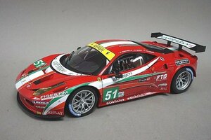 Hot Wheels ホットウィール ELITE エリート 1/18 FERRARI フェラーリ 458 Italia GT2 A F Corse 2011 #51 X5472