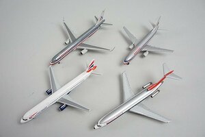 ★ herpa ヘルパ 1/500 B737-800 AA アメリカン レジ番号付与なし / A321 BRITISH ブリティッシュ G-EUXI など4点セット