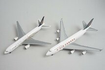 ★ herpa ヘルパ 1/500 B777-200 シンガポール / B747-400 エア・カナダ レジ番号付与なし 2点セット_画像1