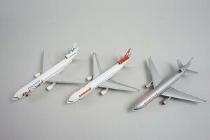 ★ herpa ヘルパ 1/500 マクドネルダグラス MD-11 スイスエア / AA アメリカン / FINNAIR フィンエアー 3点セット