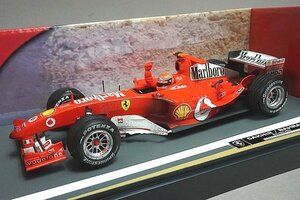 Hot Wheels ホットウィール 1/18 FERRARI フェラーリ F1 F2004 SAKHIR / BAHRAIN M.シューマッハ ワールドチャンピオン 2004 #1 B6222