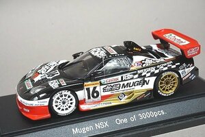 EBBRO エブロ 1/43 HONDA ホンダ 無限 NSX with エアスクープ JGTC 2002 #16 43355 ※外箱欠品