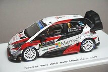 Spark スパーク 1/43 TOYOTA トヨタ Yaris WRC TOYOTA Gazoo Racing WRT Rally Monte Carlo 2019 #5 S5976_画像1