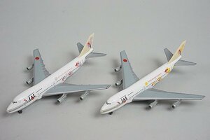 ★ herpa ヘルパ 1/500 B747-200 JAL スーパーリゾートエクスプレス レジ番号付与なし 2点セット