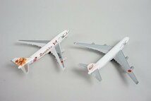 ★ herpa ヘルパ 1/500 B747-400 JAL レジ番号付与なし / B747-300 リゾッチャ JA8186 2点セット_画像2