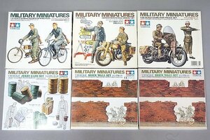 ★ タミヤ 1/35 ドイツ歩兵自転車行軍セット/アメリカM.Pセット/情景用レンガセット 等6点セット プラモデル※欠品