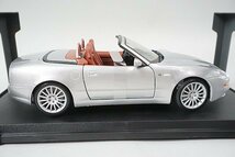 Maisto マイスト 1/18 Maserati マセラティ スパイダー コンバーチブル シルバー スペシャルエディション 31667_画像3