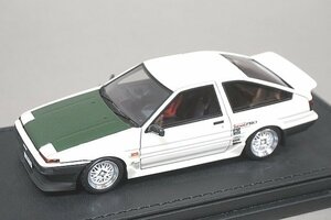 ignition model イグニッションモデル 1/43 TOYOTA トヨタ スプリンター トレノ (AE86) 3ドア TKストリート Ver.2 ホワイト IG1588