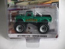 ▽ GREEN LIGHT グリーンライト 1/64 FORD フォード KINGS OF CRUNCH 1973 F-250 KRIMSON KRUSHER クリムソン クラッシャー 49020-A_画像2