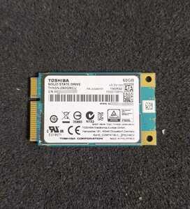 定形外無料 TOSHIBA MLC SSD 60GB THNSNJ060GMCU mSATA ((動作品・4枚限定！！))