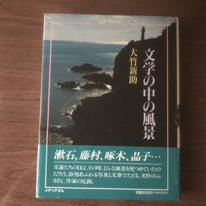 文学の中の風景 大竹新助 著 1990年初版 メディア・パル 夏目漱石 島崎藤村 石川啄木 与謝野晶子