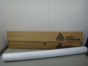 CKK306)AveryDennison/MPI3022/WPE/1350mm巾/再剥離/汎用インクジェットメディア/(一般グレード)/白色塩ビフィルム/ロール