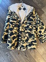 GORE TEX スノボジャケット Mサイズ a bathing ape BAPE snowboard jacket エイプ ベイプ アベイシングエイプ 迷彩 1st camo_画像1