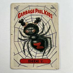 1986 TOPPS garbage pail kids ガーベッジペイルキッズ 98b DIDI T. 検索 アメトイ ホラー ビンテージ ぶきみくん