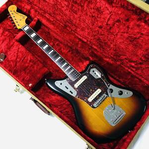 美品 Fender Jaguar JG66B Crafted in Japan フェンダー ジャガー ツイードハードケース付属 希少モデル