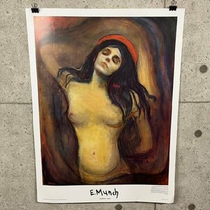 E.Munch ムンク MADONNA 1894年 1895年 裸婦像 女性 絵画 ポスター 印刷 約80cm×60cm　122112w/T6（100）