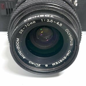 OLYMPUS オリンパス フィルムカメラ OM10 35～70mm 1:3.5～4.5 ケース付き 122312w/T19（60）の画像3