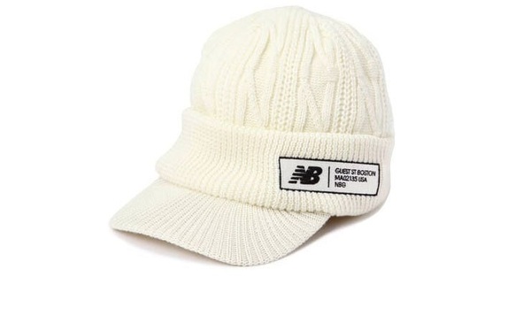 即決新品 New Balance GOLF ニット帽 ホワイト フリーサイズ ニューバランス ゴルフ②