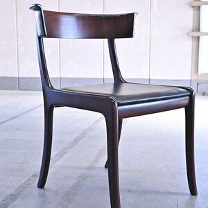  Northern Europe Vintage Ole Wanscher/ ole * Van car -[Rungstedlund] dining chair a mahogany natural wood Poul Jeppesen company manufactured living 