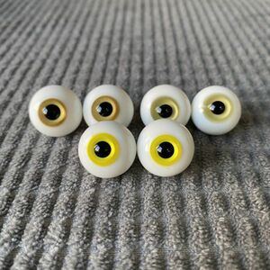 【送料無料】ドール用グラスアイ18mm　3点セット★ No.203