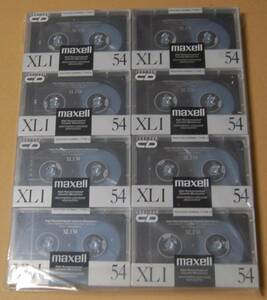 【未使用】【未開封】カセットテープ maxell XL-1 54　8本
