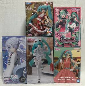 初音ミク フィギュア★5種5体セット★クリスマス2023,Exceed Creativeノエル,SPM誰もいない,Costumes チャイナドレス,WORLD JOURNEY vol.1