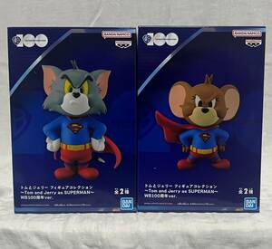 トムとジェリー★フィギュアコレクション★スーパーマン★全2種セット★Tom and Jerry as SUPERMAN WB 100周年ver.