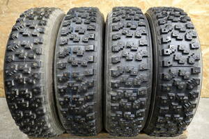 ９分山 スパイク 175/80R14 ダンロップ SP SPORT 51-R ４本 B74