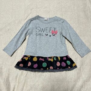 ニットプランナー　95cm 長袖カットソー　ロンT Tシャツ　ミミちゃん 女の子　トップス