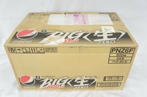 ★新品・送料無料・1円スタート★ サントリー　ペプシ　BIG ＜生＞ゼロ　コーラ　600ml×24本 賞味期限：2024年4月1日