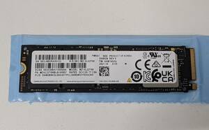 [使用時間0時間] NVMe 2TB◆SAMSUNG MZVL22T0HBLB-00B07(PM9A1) M.2 PCIe Gen4x4 内蔵SSD◆最大読込7000MB/s 最大書込5200MB/s