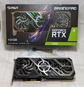 Palit NED3080019IA-132AA (GeForce RTX 3080 GamingPro V1 10GB)◆NVIDIA GeForce RTX3080　HDMIx1 DPx3