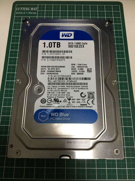 WD Blue 3.5インチ ハードディスク/1.0TB