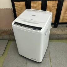 ♪【売り切り】HITACHI日立 全自動電気洗濯機 BW-V80C BEATWASH ビートウォッシュ INVERTER 8.0kg 生活家電_画像1