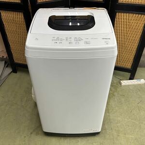 ♪【売り切り】2022年製！HITACHI日立 全自動電気洗濯機 NW-50G 5kg SLIM&COMPACT 生活家電 動作確認済み