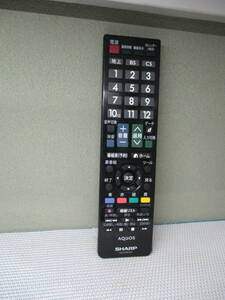 シャープ AQUOS テレビリモコン GB129WJSA
