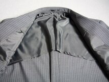 (ac) 20029-31-6L 春夏 2ツボタン スーツ キングサイズ ビッグサイズ グレー ストライプ メンズ ビジネス_画像5
